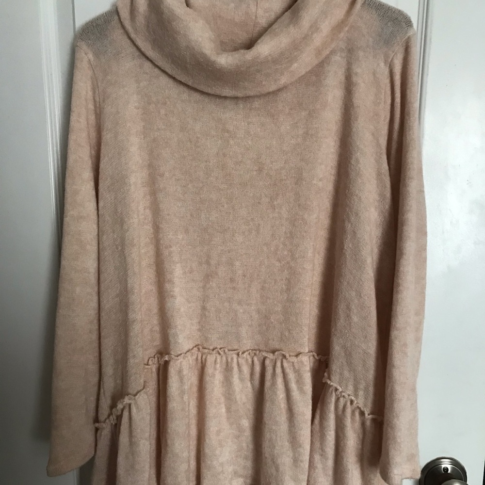 baby pink sweater